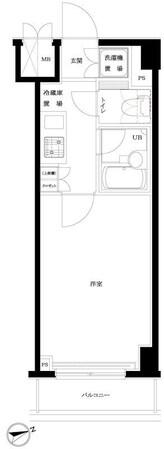 馬込駅 徒歩6分 5階の物件間取画像